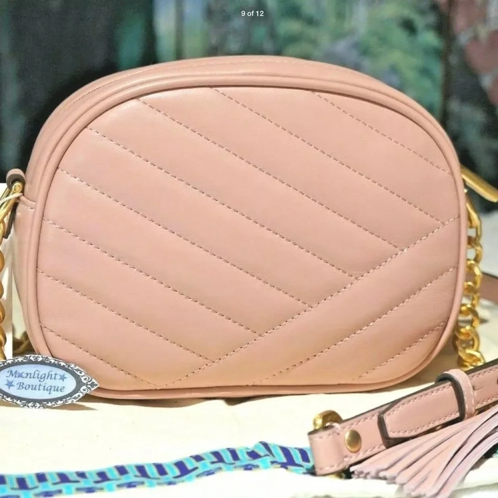 Tory Burch KIRA CHEVRON SMALL CAMERA BAG